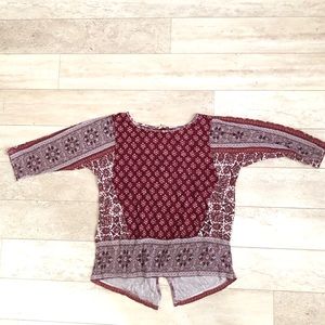 LUCKY BRAND | Boho Printed - 3/4 Length Sleeve
